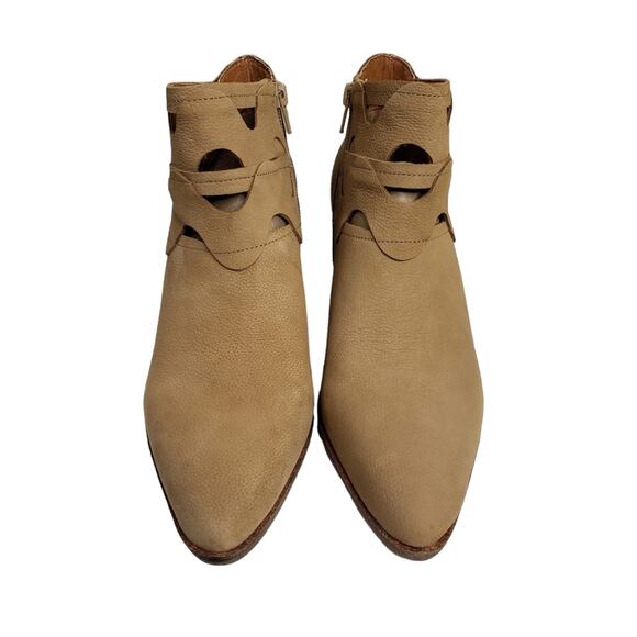 LUCKY BRAND Womens 8.5 Gezana Cutout Suede Bootie NEW - Picture 3 of 12